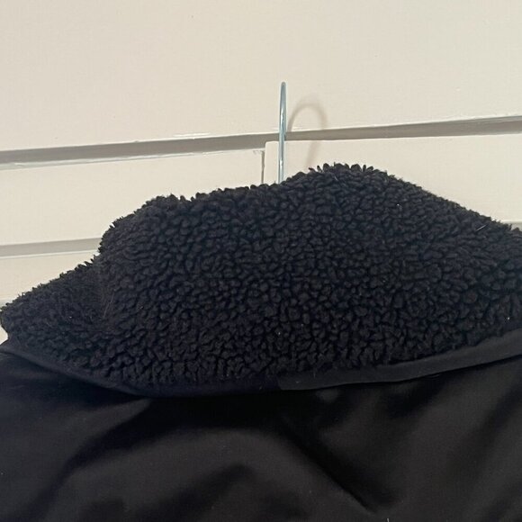 Lauren Ralph Lauren women's large quilted puffer vest toggles fleece black - Picture 8 of 8